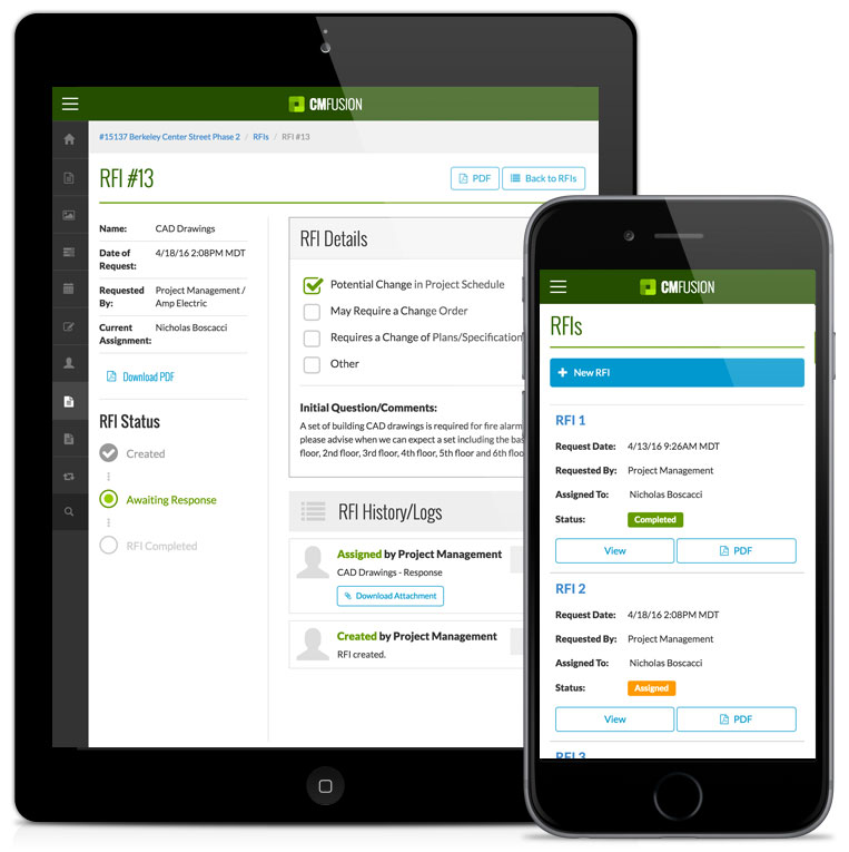 Construction RFI Management Software